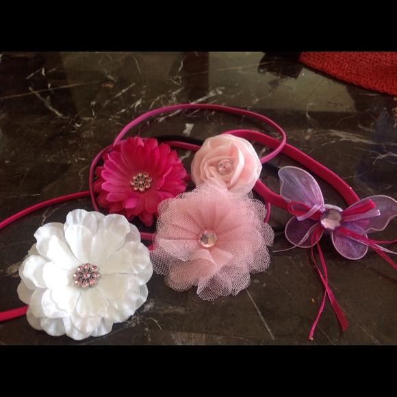 Hand made flower head bands