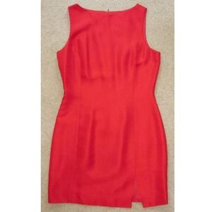 100% Red Silk Dress by Hugo Buscati