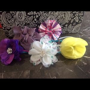 Hand made flower headbands