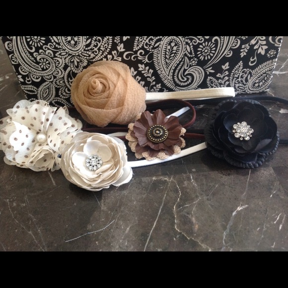 Hand made flower headbands