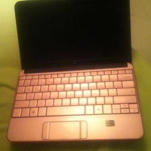 Pink HP computer
