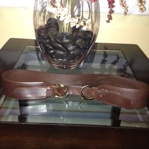 NWOT DOUBLE BUCKLE LEATHER BELT