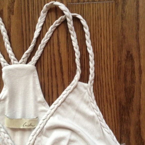 Light Gray Racerback Top - Picture 2 of 2