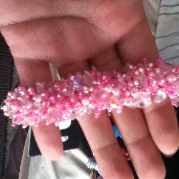 Pretty pink bracelet ..