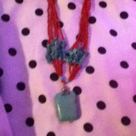 Hand made rock necklace