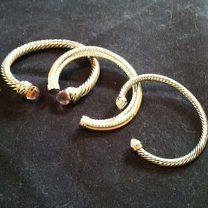 Set of 3 bracelets.