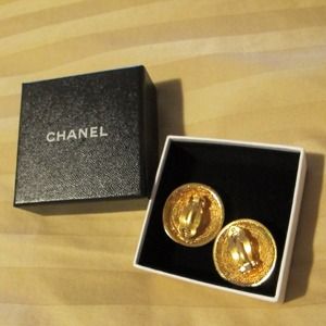 CHANEL Jewelry - Reduced Price!!!! Quilted Chanel Clip-On Earrings! CHANEL Jewelry - Reduced Price!!!! Quilted Chanel Clip-On Earrings!
