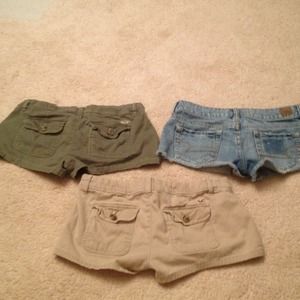 Reserved!!!Barely worn Hollister and American eagl