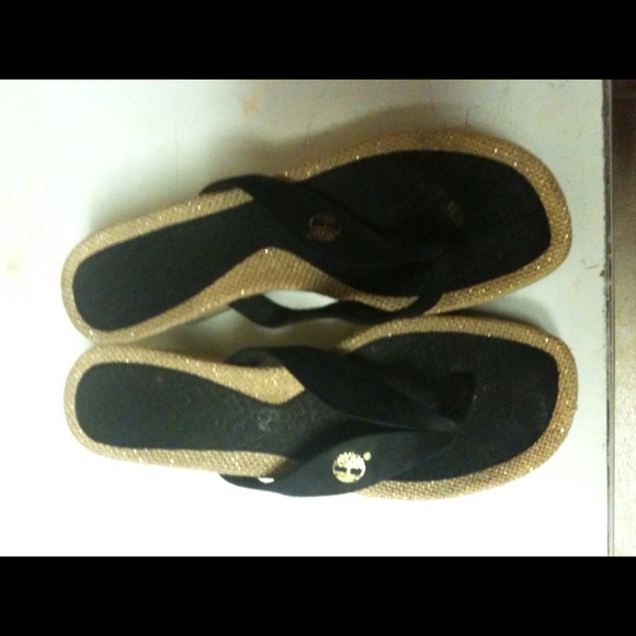 Size 7 Timberland slide-ins