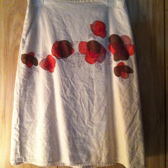 🔪💰🔪REDUCED!!! lined linen skirt. Like new