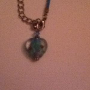 Turquoise and green necklace
