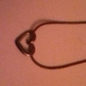 Heart anklet