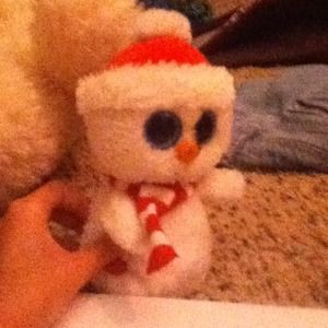 Beanie boo snowman:)