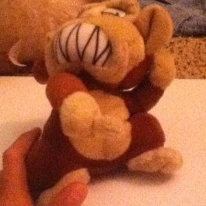 Evil plushed monkey