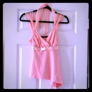 Arden B silk blend top size xs-peachy pink so cute