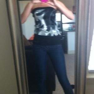 Grey/black and silver tube