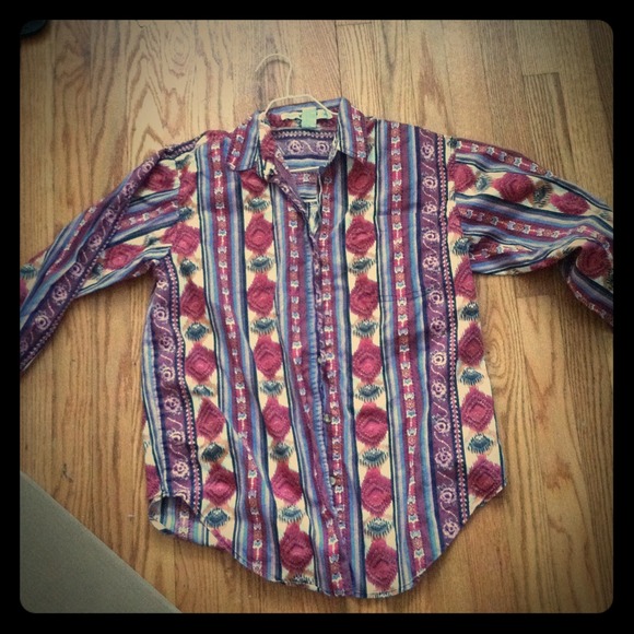 Old vintage blouse, slightly worn