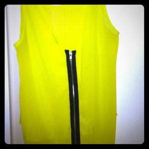 **HOTT**Neon Tank Top, Sheer material
