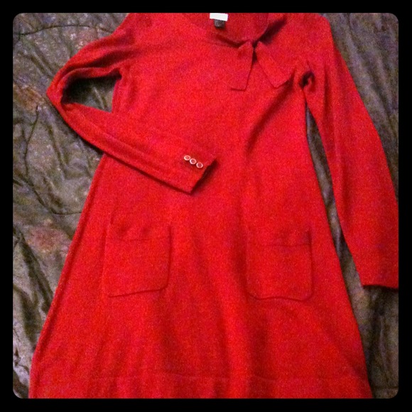 Claret Red Sweater Dress from H&M