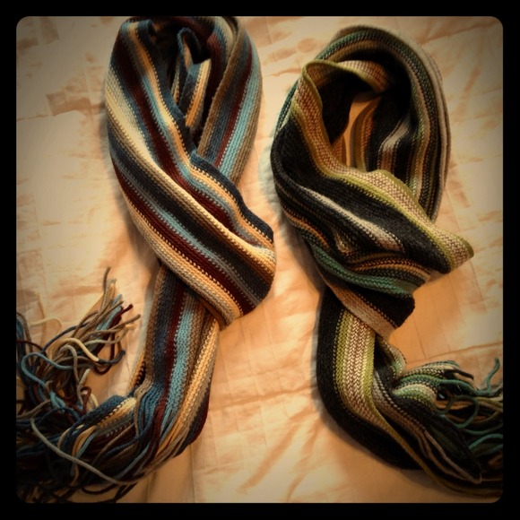 boho striped scarf bundle!