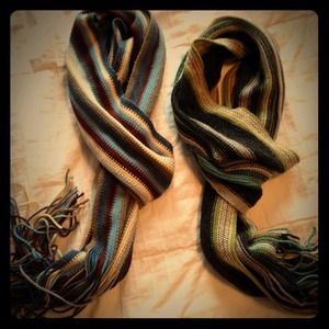 boho striped scarf bundle!
