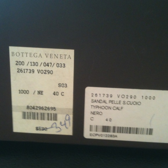 Reduced! New Bottega Veneta Typhoon sandal sz 40 - Picture 4 of 4