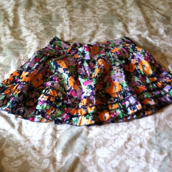 Reserved...Floral skirt