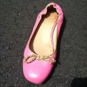 Lilly Pulitzer pink flats