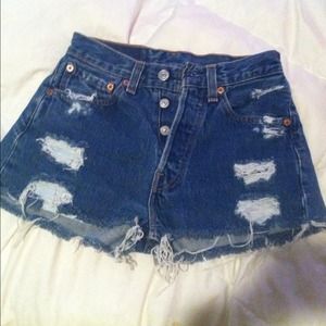HIGH WAISTED *AUTHENTIC* Levi Strauss & Co. shorts
