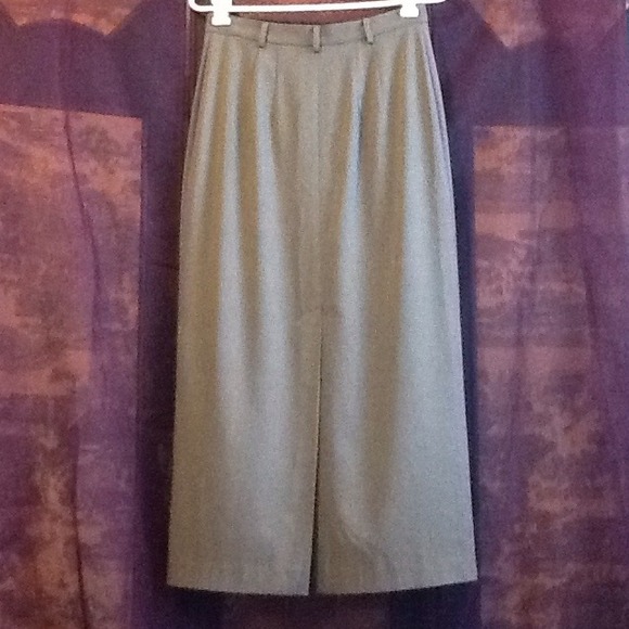 Emma James by Liz Claiborne Olive Pencil Skirt - Picture 2 of 4