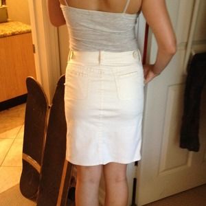 Armani Exchange cargo style khaki skirt