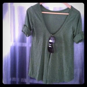 Tops - Green Cardigan Top Tops - Green Cardigan Top