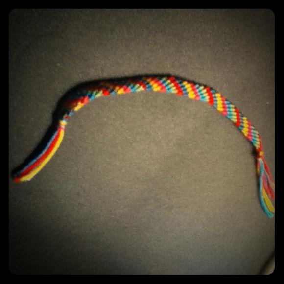 candy striped bracelet