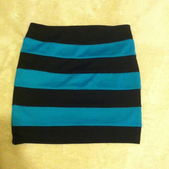 Blue & Black skirt