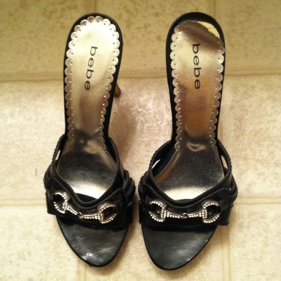 Black with diamond heels