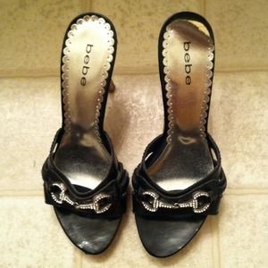 Black with diamond heels