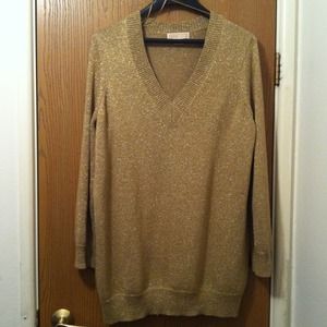 *RESERVE for @sophieelwin* Gold Shimmer MK sweater