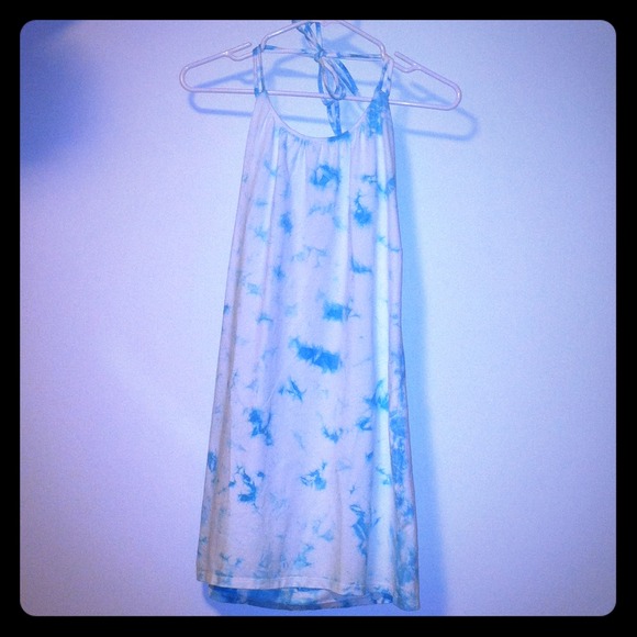 🌟DONATED🌟VS Tie Die Halter Dress