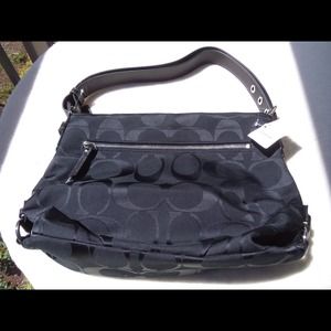 Black coach purse
