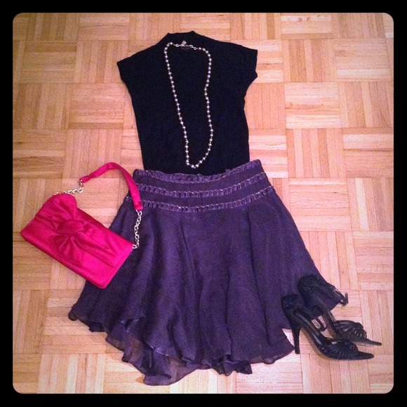 BCBGirls purple skirt