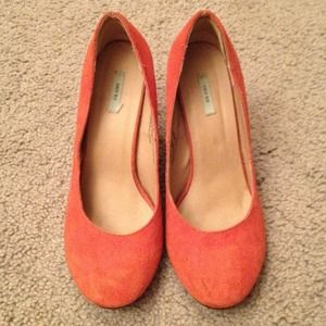Kimchi blue orange pumps from urban outfitters