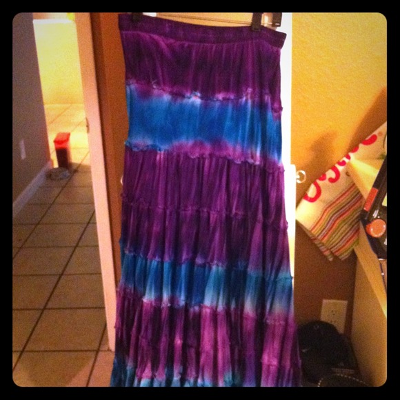 Boho long skirt