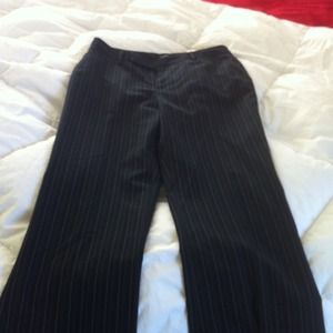 Black dress pants w/ pink stripes