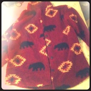 RESERVED FOR @ilovepatrick Tribalish bear jacket