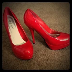 Cathy Jean Platforms (Red)