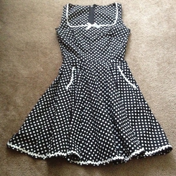 Black&White polka dot dress - Picture 1 of 1