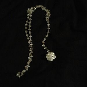 Long bead necklace