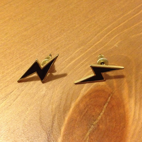 Topshop Jewelry - Lightening strikes twice earrings.