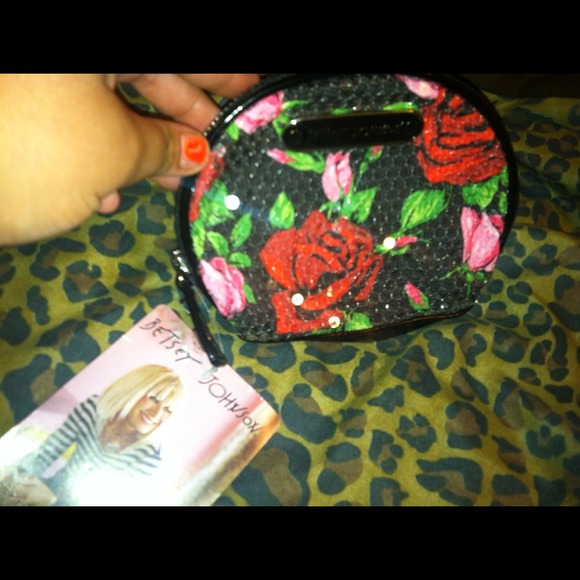 Betsey Johnson Floral Makeup Bag