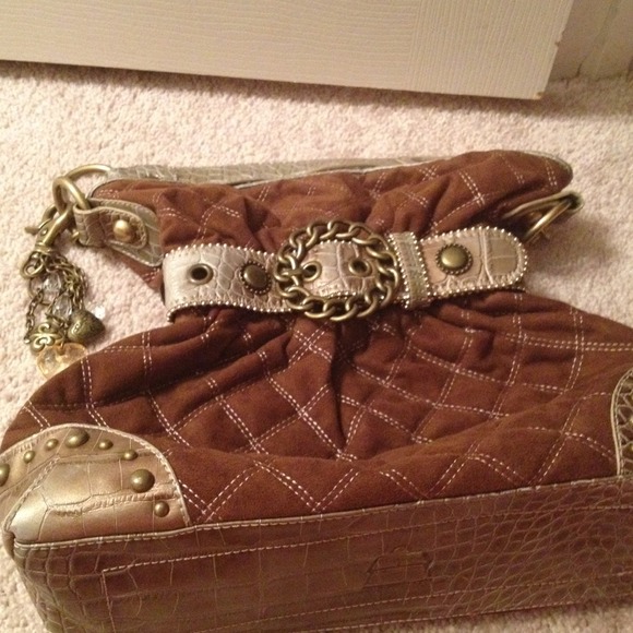 SOLD ❌❌❌❌Brown Suede Kathy Tote !!!